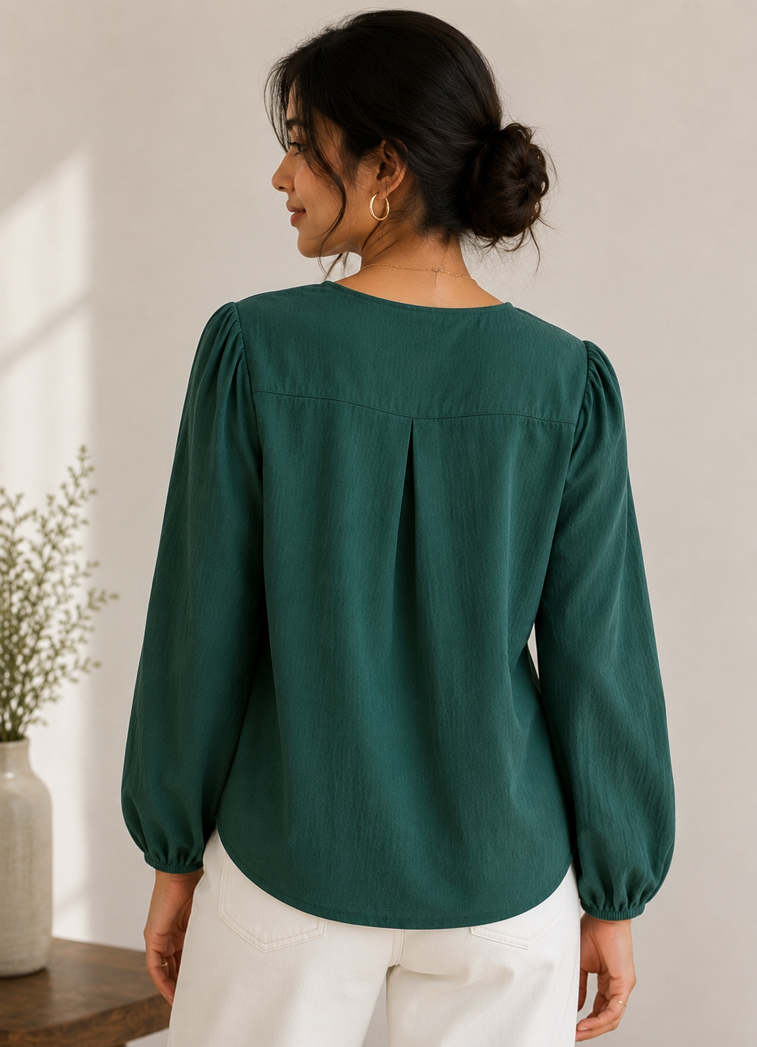 Forest Muse Button Blouse