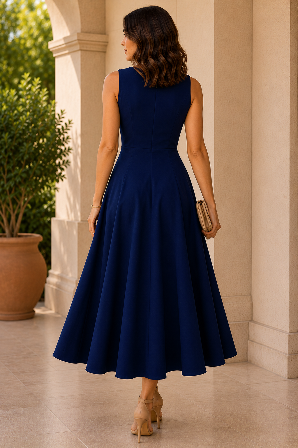 Moonlit Sapphire Dress