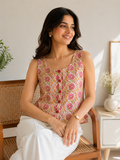 Gulabi Vines Top