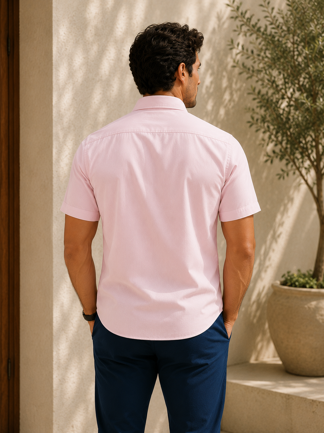 Soft Blush Twin Pocket Shirt