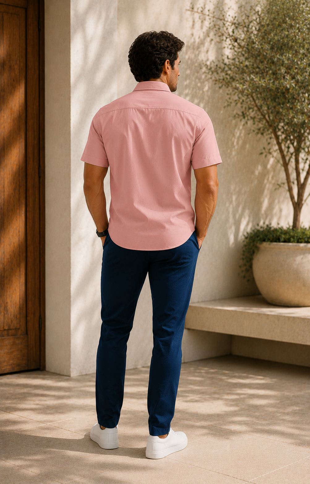 Soft Blush Twin Pocket Shirt