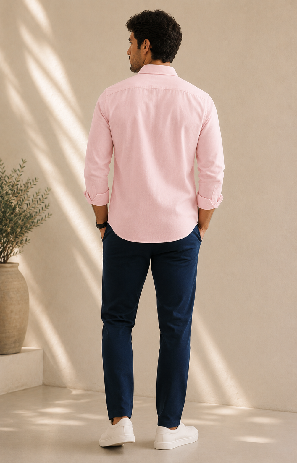 Blush Breeze Oxford Shirt