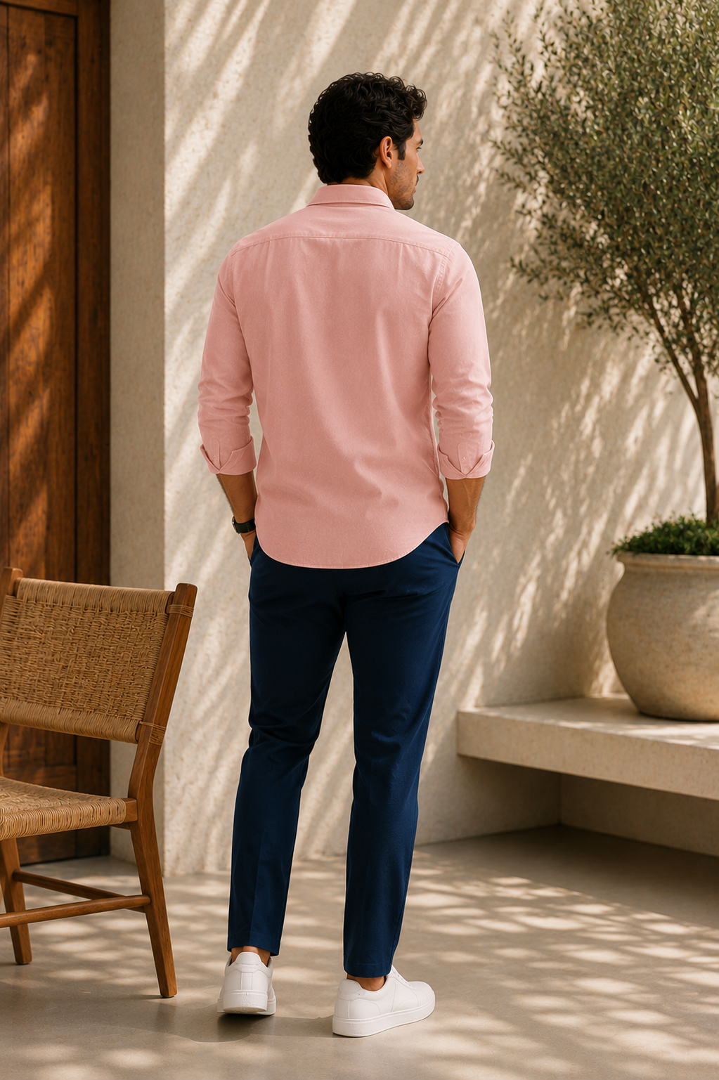 Blush Breeze Oxford Shirt