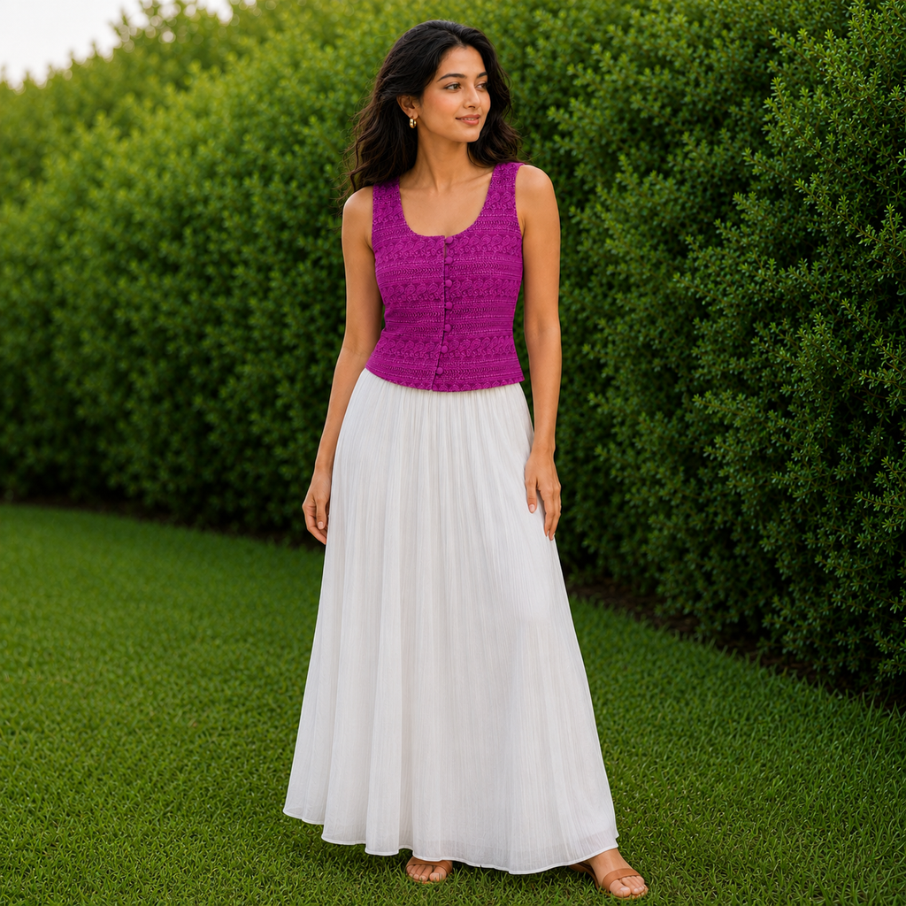 Gulnaar Tie-Back Top