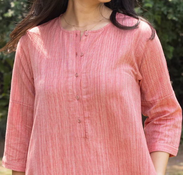 Coral Breeze Cotton co-ord set