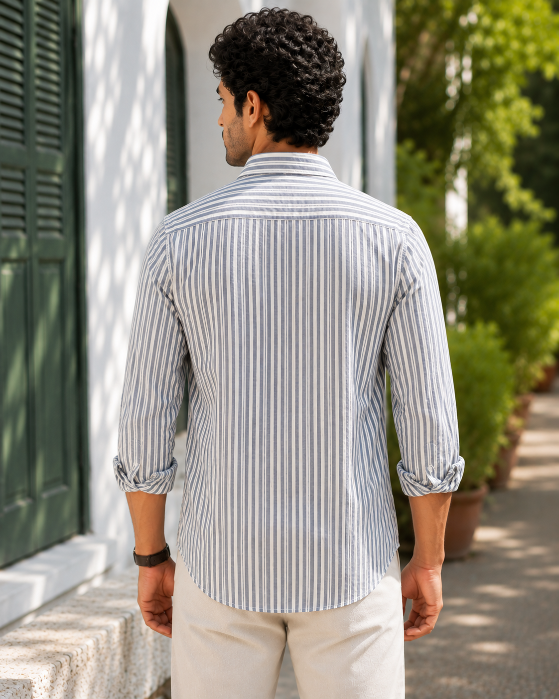 Stripe cotton Shirt