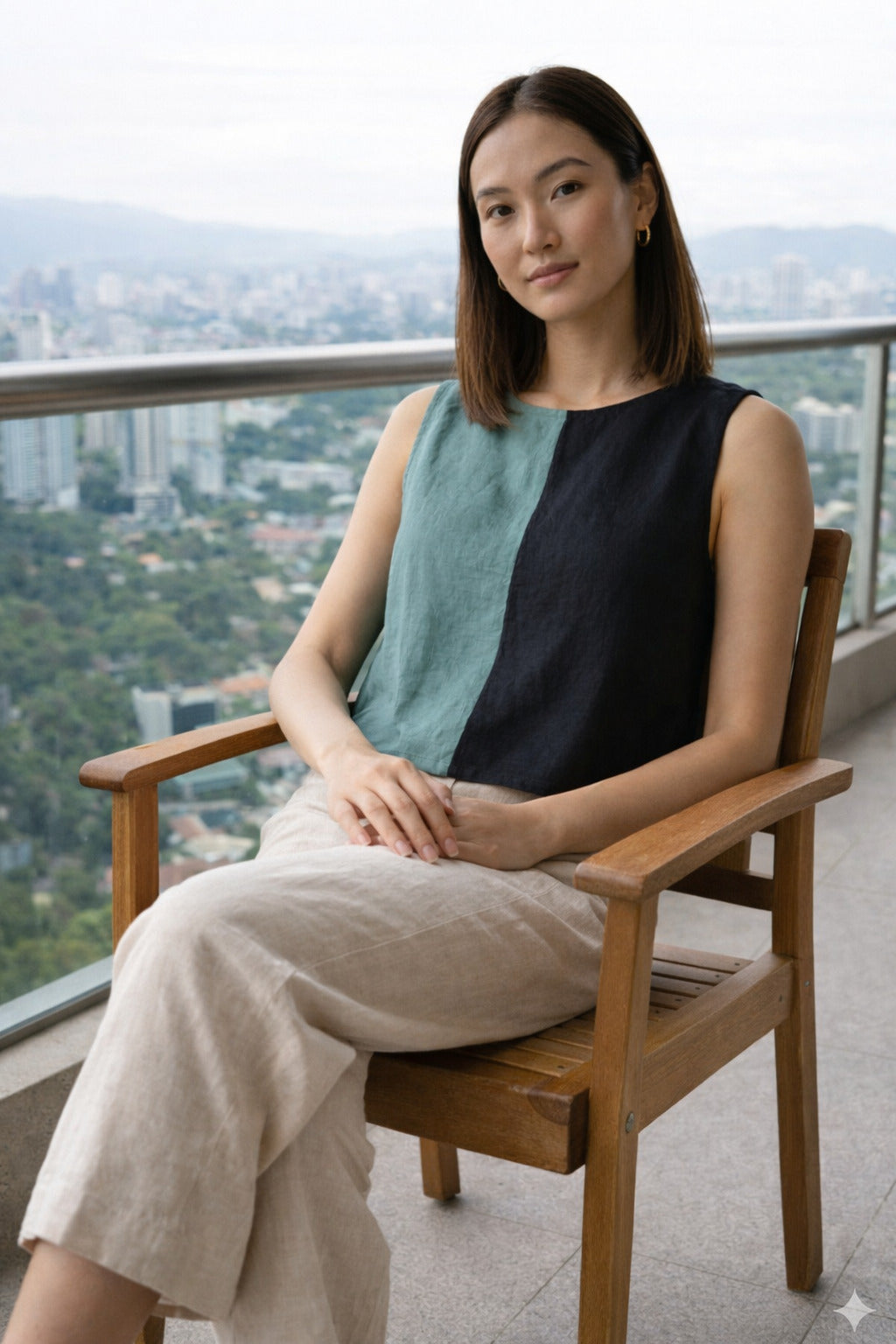 Workday Colorblock Top