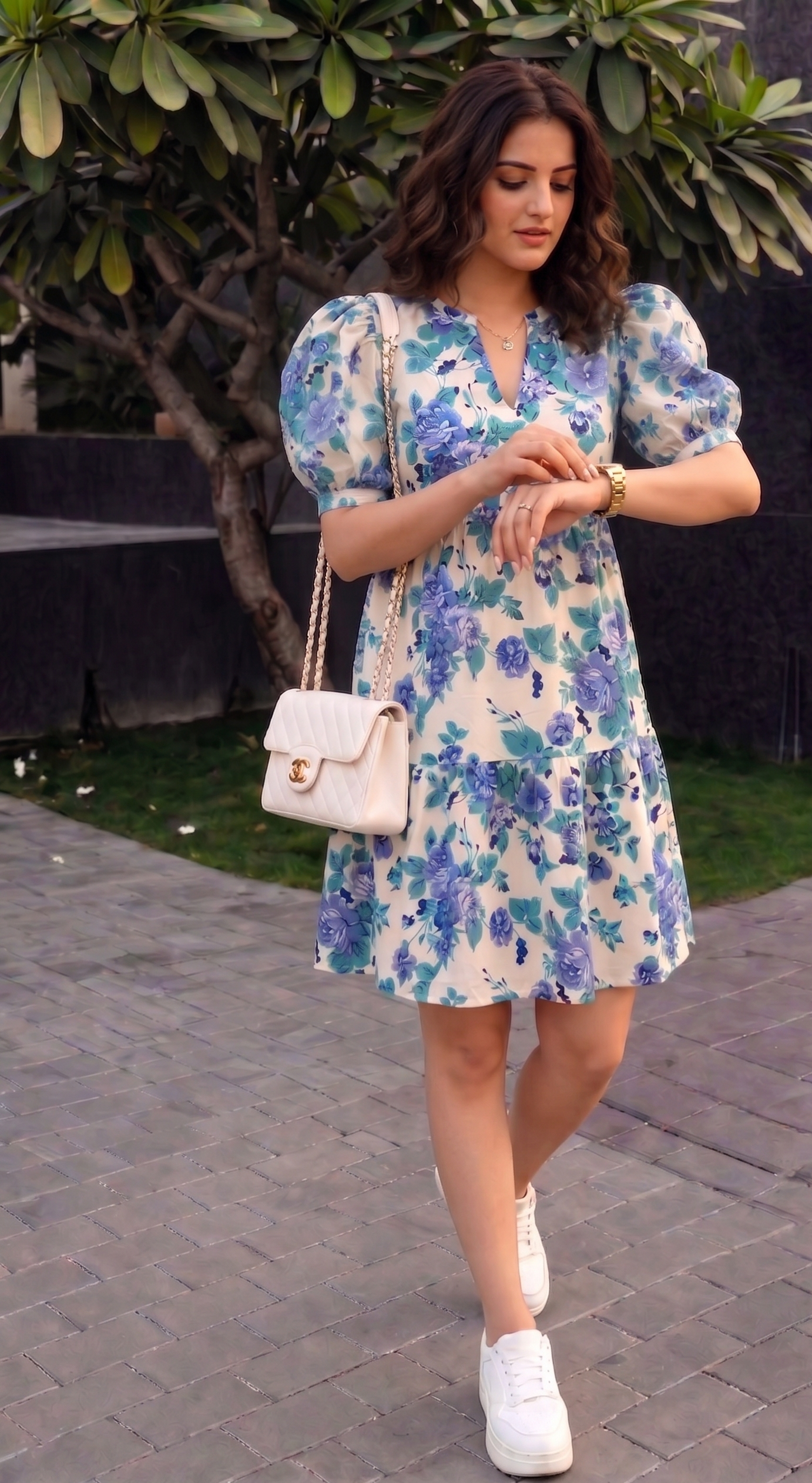 Blue Blossom Breeze Dress