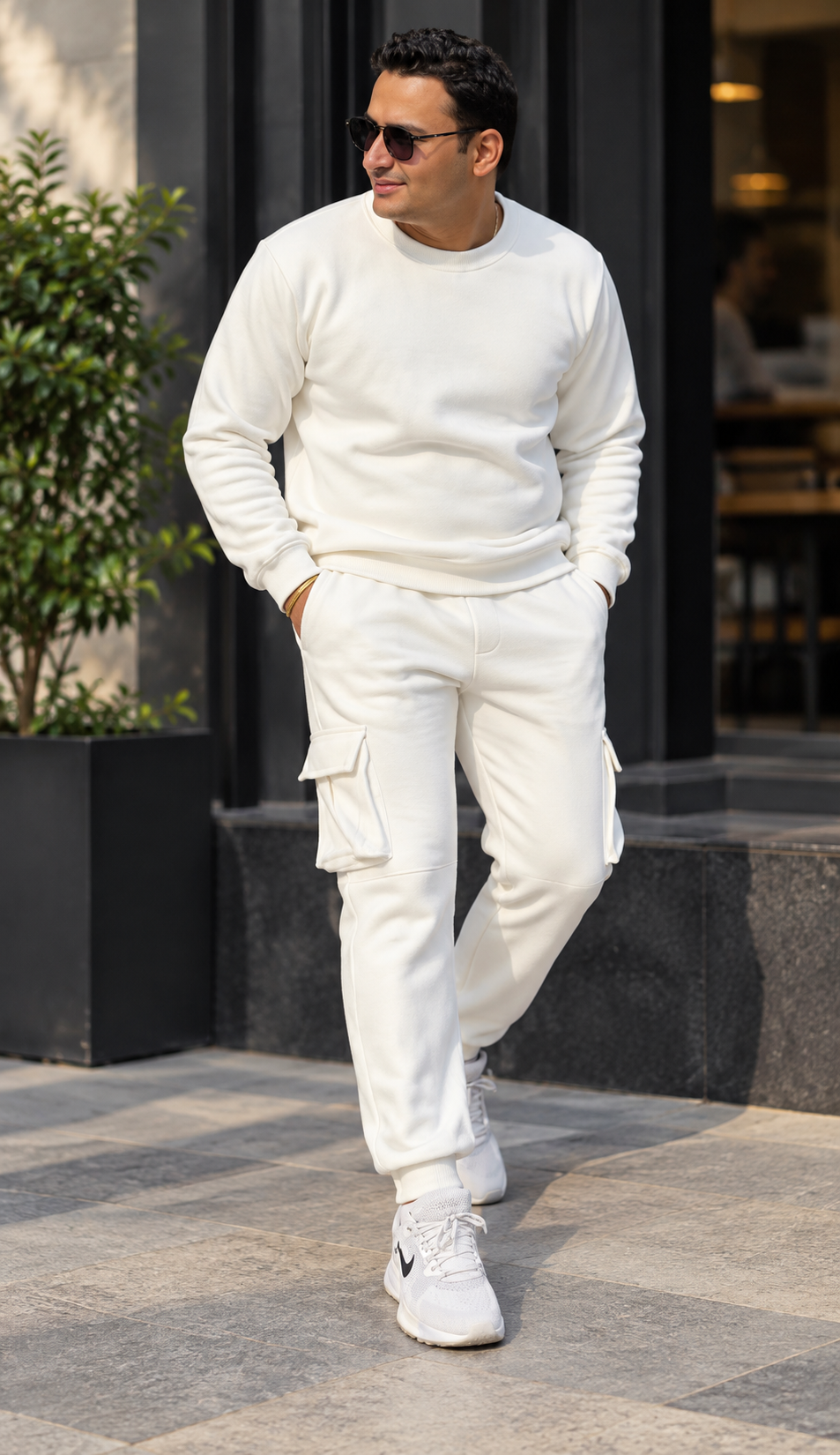 Ivory Luxe Cargo Co-ord Set