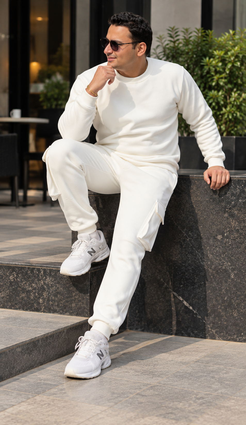 Ivory Luxe Cargo Co-ord Set