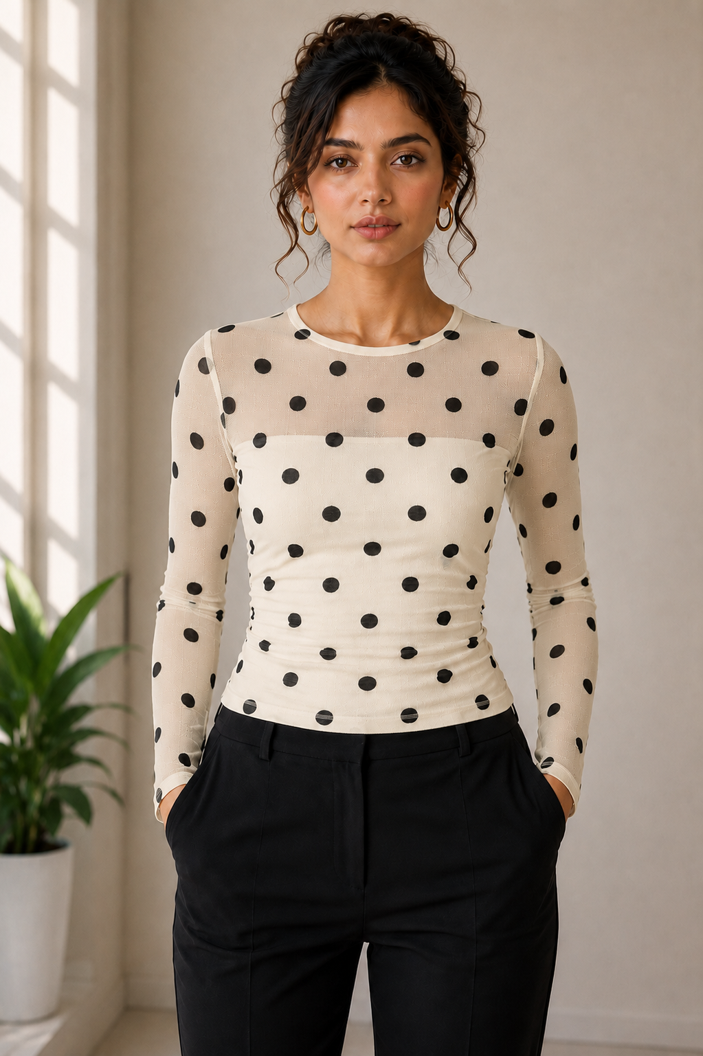 Pearl Dot Top