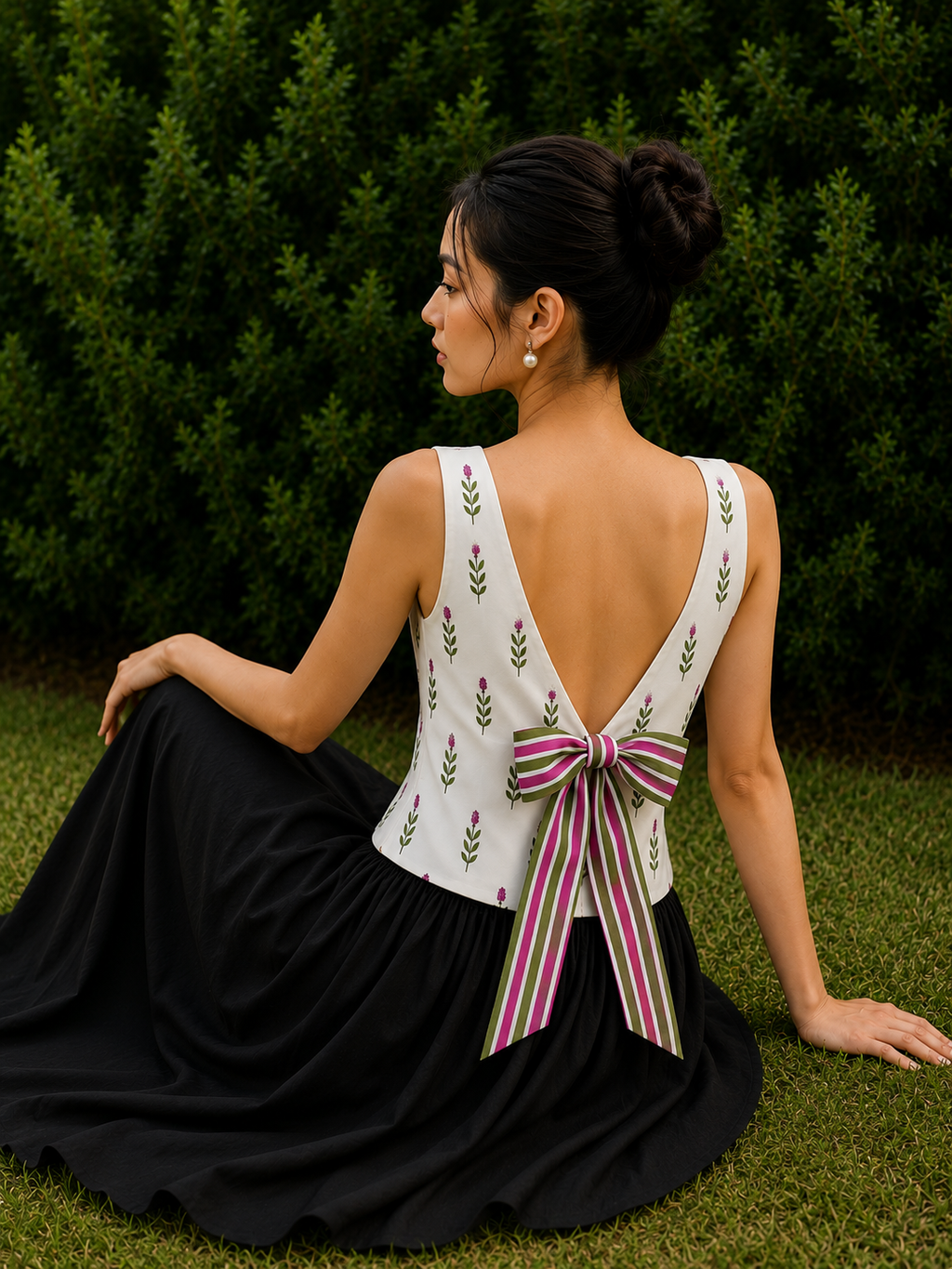 Pink Bud Garden Top