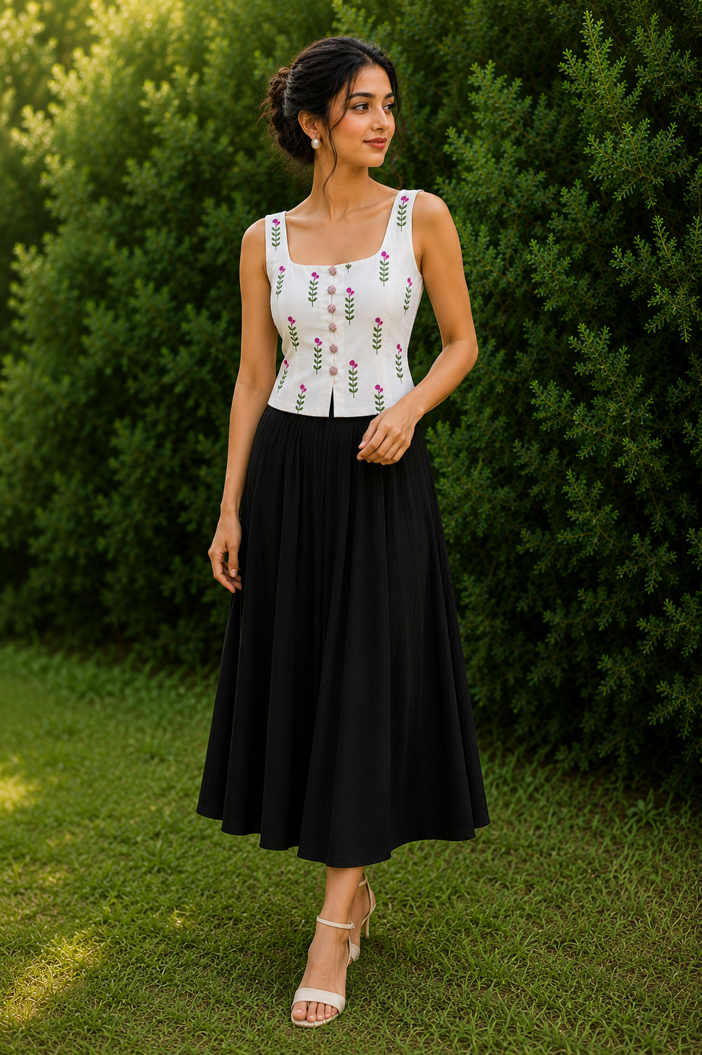 Pink Bud Garden Top