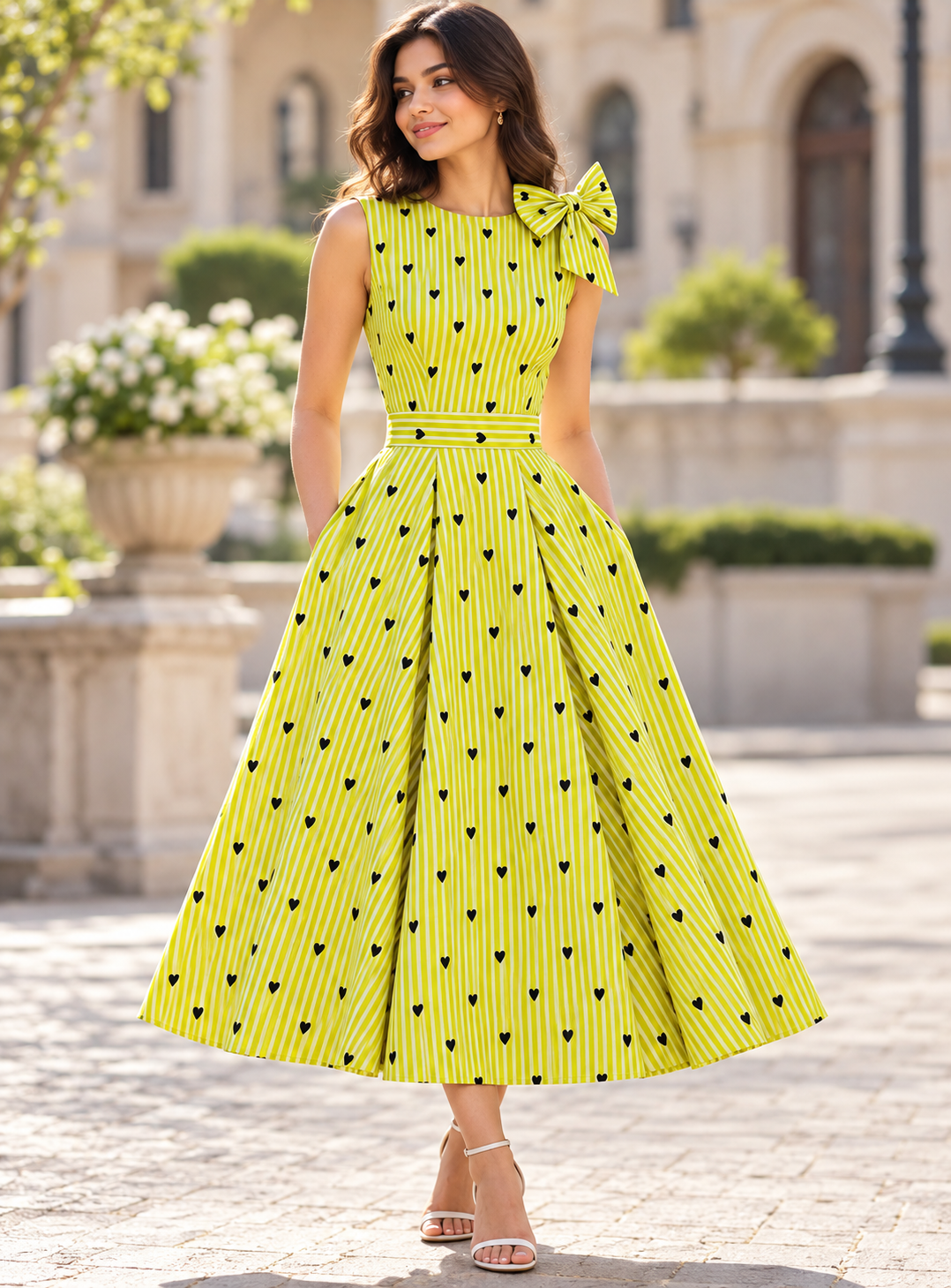 Lemon Heart Charm Dress