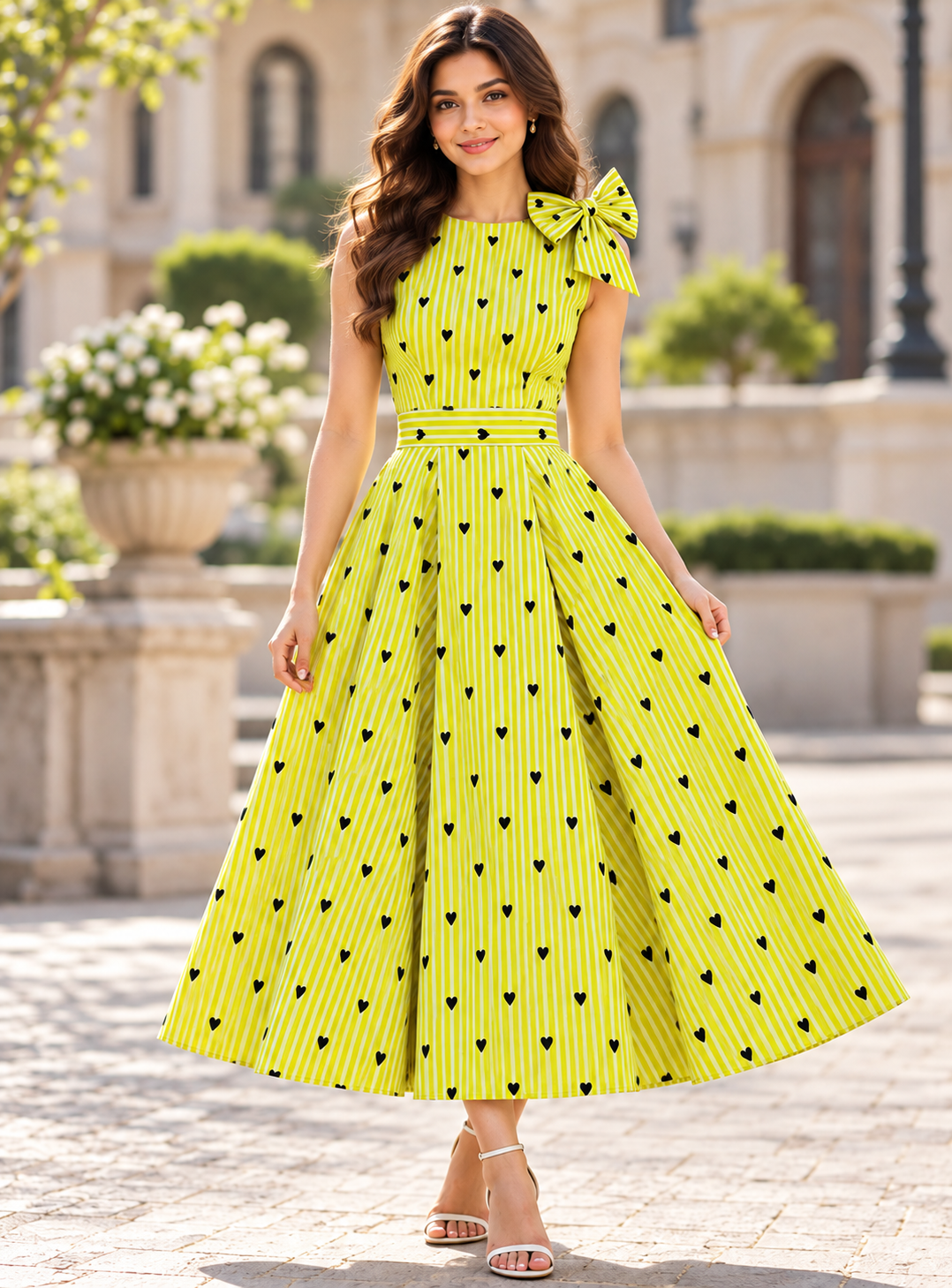 Lemon Heart Charm Dress